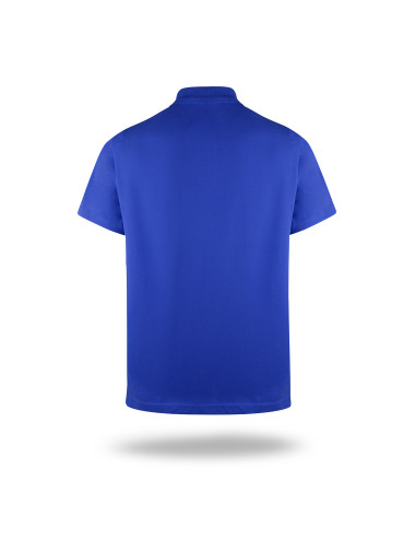 Promostars POLO Men`s HEAVY CORNFLOWER with your own dtf dtg print