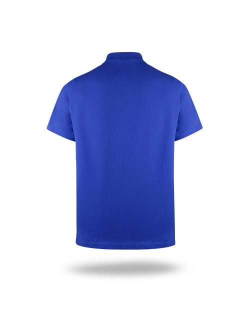 Promostars POLO Men`s HEAVY CORNFLOWER with your own dtf dtg print