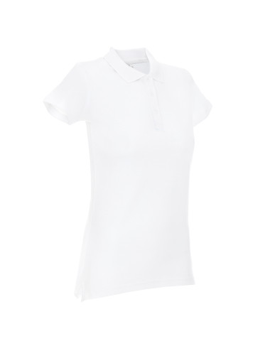 Promostars POLO Damen LADIES` HEAVY WHITE Stickerei-Logo-Druck Siebdruck