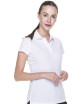 Promostars POLO Damen LADIES` HEAVY WHITE Stickerei-Logo-Druck Siebdruck