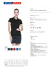 Promostars POLO Women`s LADIES` HEAVY BLACK Embroidery Printed Logo Screenprint