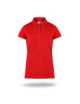 2Damen-Poloshirt in schwerem Rot von Promostars