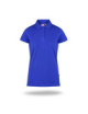 Damen-Poloshirt in schwerem Kornblumenblau von Promostars