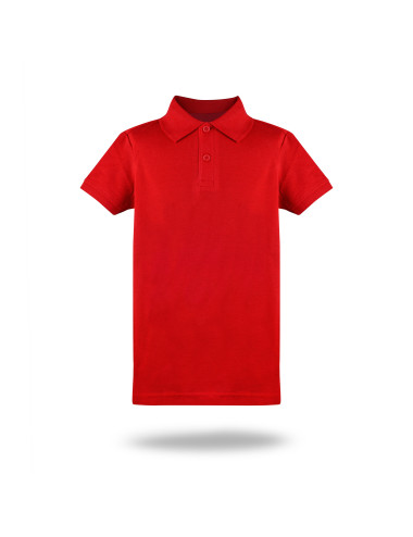 Promostars Kinder POLO KID RED mit Ihrem eigenen Aufdruck, Logo
