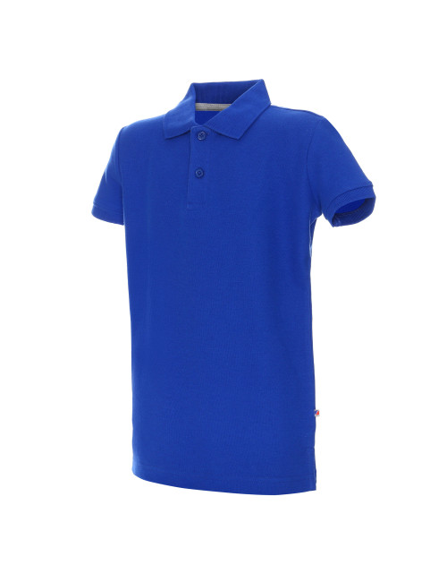 Promostars POLO Children`s KID CORNFLOWER print silkscreen logo embroidery