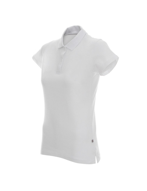 Promostars POLO Damen LADIES` COTTON WHITE Stickerei, Siebdruck, Logodruck