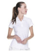 2Damen-Poloshirt aus Baumwolle in Weiß von Promostars
