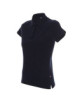 2Damen-Poloshirt aus Baumwolle in Marineblau von Promostars