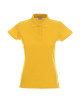 Promostars POLO Damen LADIES` COTTON YELLOW Stickerei Siebdruck Logodruck