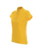 2Damen-Poloshirt aus Baumwolle in Gelb von Promostars