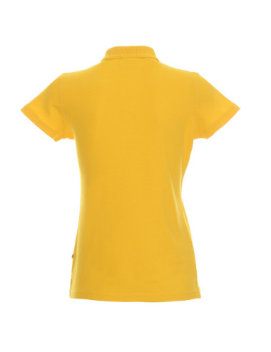 Damen-Poloshirt aus Baumwolle in Gelb von Promostars