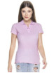Ladies' cotton candy pink polo Promostars