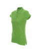 2Damen-Poloshirt aus Baumwolle, hellgrün, Promostars