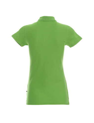 Damen-Poloshirt aus Baumwolle, hellgrün, Promostars