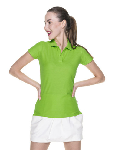 Women`s polo ladies` cotton light green Promostars