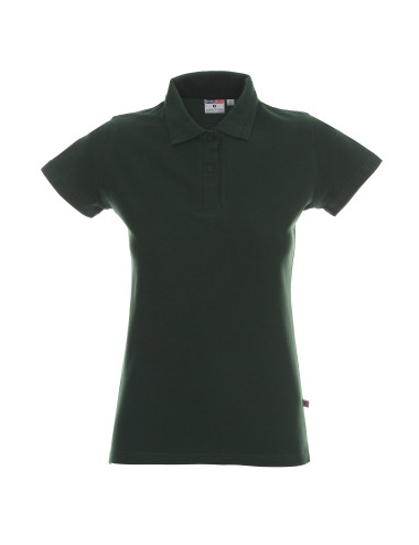 Promostars POLO Damska LADIES' COTTON ZIELONY BUTELKOWY haft nadruk