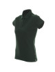 Promostars POLO Damen LADIES` COTTON BOTTLE GREEN Stickereidruck