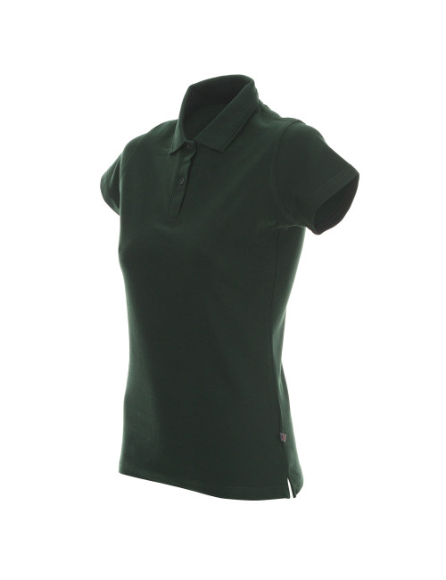 Promostars POLO Damska LADIES' COTTON ZIELONY BUTELKOWY haft nadruk