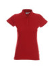 Damen-Poloshirt aus Baumwolle in Rot von Promostars
