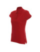 2Damen-Poloshirt aus Baumwolle in Rot von Promostars