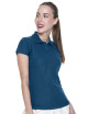 Promostars POLO Women`s LADIES` COTTON DARK BLUE DTG embroidery