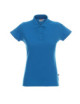 2Damen-Poloshirt aus Baumwolle in Blau von Promostars