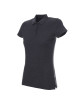 Promostars Women`s POLO LADIES` COTTON DARK GRAY MELANGE embroidered logo