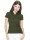 Damen-Poloshirt aus Baumwolle in Khaki von Promostars