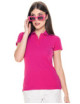 Damen-Poloshirt aus Baumwolle, rosa Promostars