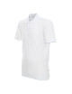 Promostars Men`s POLO COTTON WHITE logo screenprint embroidery