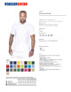 Promostars Men`s POLO COTTON WHITE logo screenprint embroidery