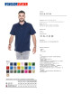 Polo męskie cotton jasny granatowy Promostars