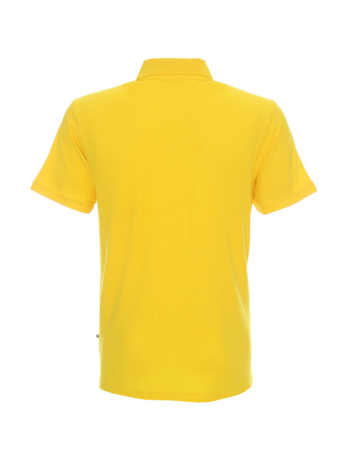 Promostars Men`s POLO COTTON YELLOW print embroidery silkscreen logo