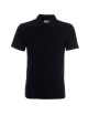 Promostars Men`s POLO COTTON BLACK print embroidery silkscreen logo transfer