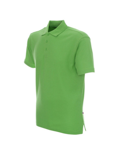 Herren-Poloshirt aus hellgrüner Baumwolle von Promostars