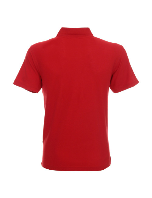 Promostars POLO M COTTON CZERWONY nadruk haft sitodruk logo transfer