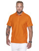 Promostars POLO Herren COTTON ORANGE Stickdruck, Siebdruck-Logo