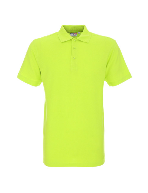 Promostars POLO Men`s COTTON LIME print DTF embroidery silkscreen logo