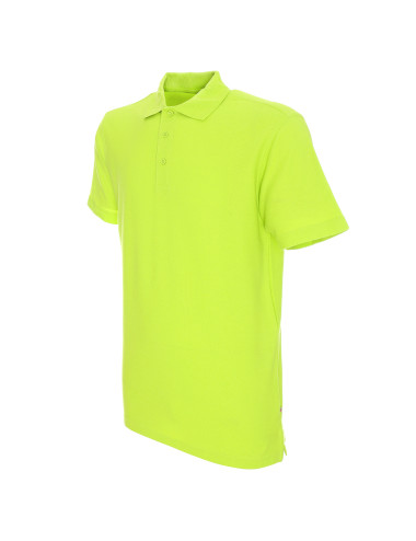 Promostars POLO Men`s COTTON LIME print DTF embroidery silkscreen logo