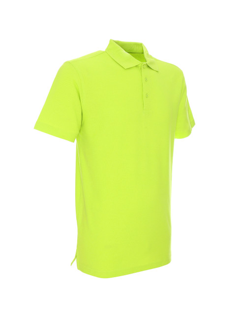 Promostars POLO Men`s COTTON LIME print DTF embroidery silkscreen logo