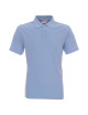 Promostars Men`s POLO COTTON BLUE print embroidery silkscreen logo