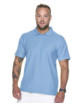 2Herren-Poloshirt aus blauer Baumwolle von Promostars