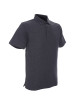 Promostars Men`s POLO COTTON DARK GRAY MELANGE printed embroidery silkscreen
