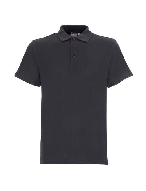 Promostars Men`s POLO COTTON GRAY embroidery DTG print silkscreen logo