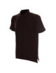 2Herren-Poloshirt aus dunkelbrauner Baumwolle von Promostars