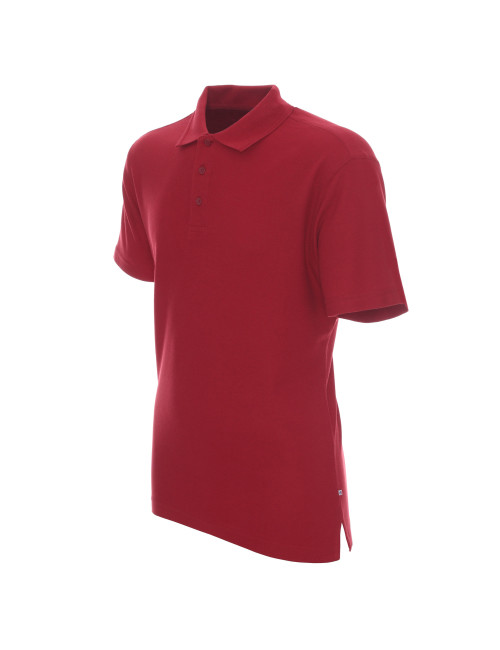 Promostars POLO Męska COTTON BORDOWY nadruk haft logo sitodruk