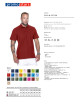 Promostars POLO Męska COTTON BORDOWY nadruk haft logo sitodruk