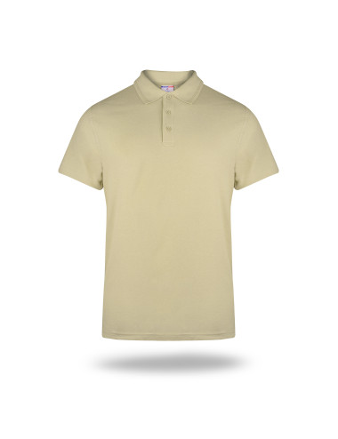 Promostars POLO Męska COTTON BEŻOWY LATTE haft nadruk logo sitodruk
