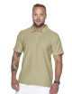 Promostars POLO Herren COTTON BEIGE LATTE Stickerei-Logo-Druck Siebdruck