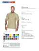 Promostars POLO Herren COTTON BEIGE LATTE Stickerei-Logo-Druck Siebdruck